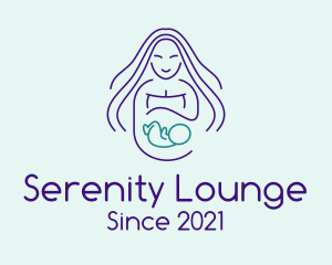 Maternity Mother Child logo design