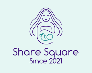 Maternity Mother Child logo design