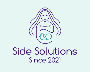 Maternity Mother Child logo design