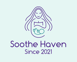 Maternity Mother Child logo design