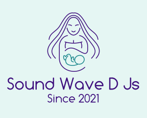 Maternity Mother Child logo design