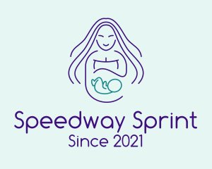 Maternity Mother Child logo design