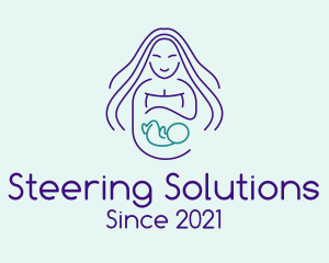 Maternity Mother Child logo design