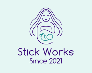 Maternity Mother Child logo design