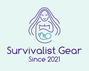 Maternity Mother Child logo design