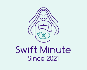 Maternity Mother Child logo design