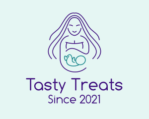 Maternity Mother Child logo design