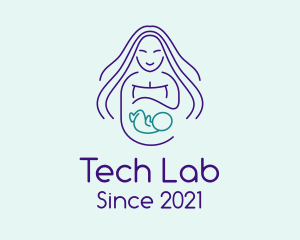 Maternity Mother Child logo design