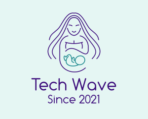 Maternity Mother Child logo design