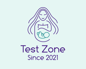 Maternity Mother Child logo design