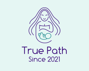 Maternity Mother Child logo design