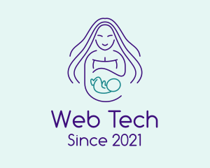 Maternity Mother Child logo design