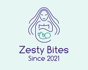 Maternity Mother Child logo design