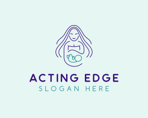 Maternity Mother Child logo design