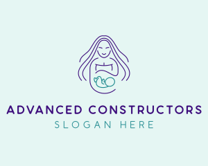 Maternity Mother Child logo design