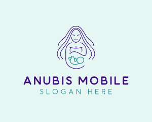 Maternity Mother Child logo design