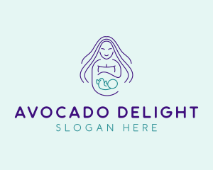 Maternity Mother Child logo design