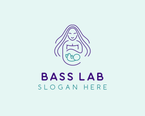 Maternity Mother Child logo design