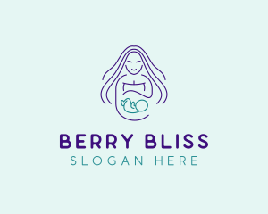 Maternity Mother Child logo design