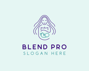 Maternity Mother Child logo design