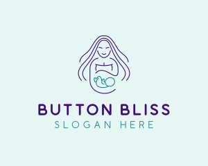 Maternity Mother Child logo design