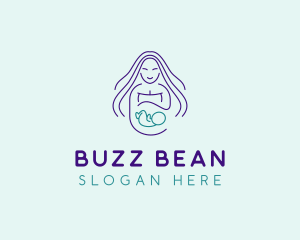 Maternity Mother Child logo design