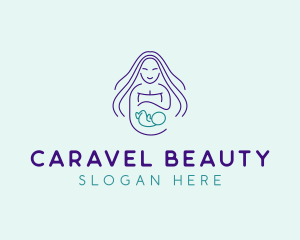 Maternity Mother Child logo design