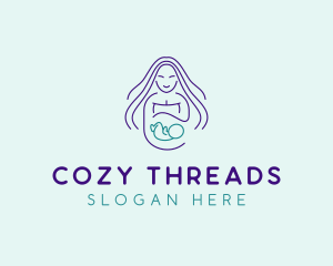 Maternity Mother Child logo design