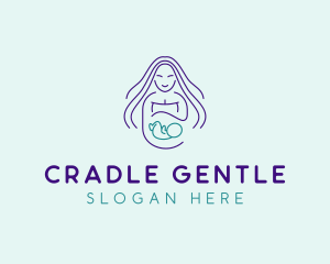 Maternity Mother Child logo design