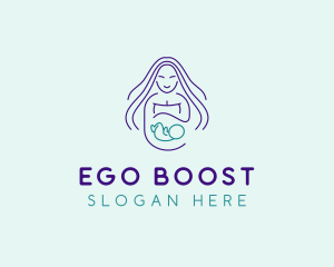 Maternity Mother Child logo design