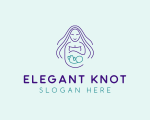 Maternity Mother Child logo design