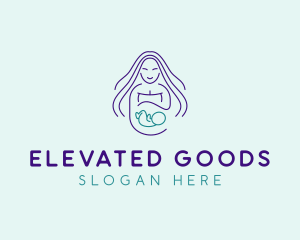 Maternity Mother Child logo design