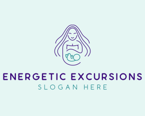 Maternity Mother Child logo design