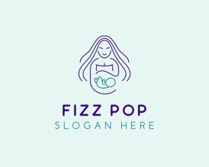 Maternity Mother Child logo design