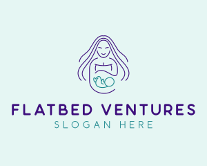 Maternity Mother Child logo design