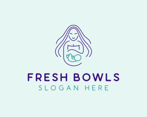 Maternity Mother Child logo design