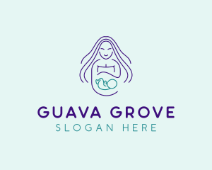 Maternity Mother Child logo design