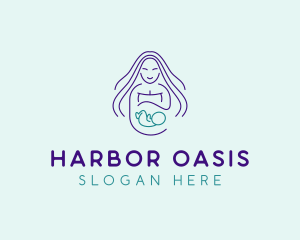 Maternity Mother Child logo design