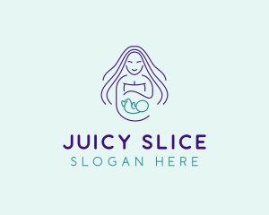 Maternity Mother Child logo design