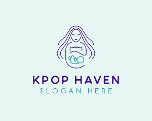 Maternity Mother Child logo design