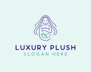 Maternity Mother Child logo design