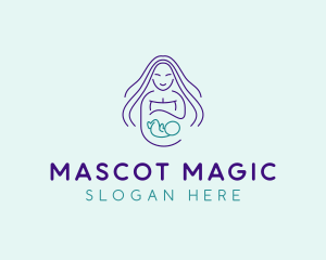 Maternity Mother Child logo design