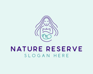 Maternity Mother Child logo design