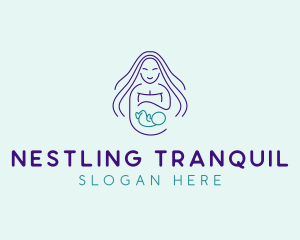 Maternity Mother Child logo design