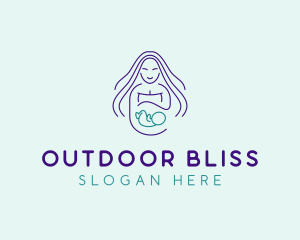 Maternity Mother Child logo design