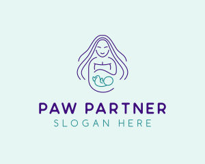 Maternity Mother Child logo design