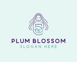 Maternity Mother Child logo design