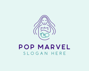 Maternity Mother Child logo design