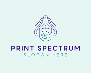 Maternity Mother Child logo design