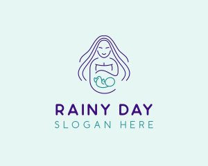 Maternity Mother Child logo design